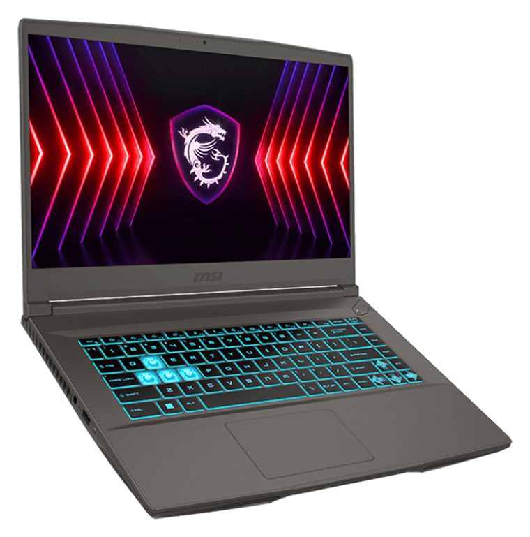 MSI Thin 15 — RTX 4050 B13VE-3023US / B13VE-3030US, Keyboard and palm-rest view